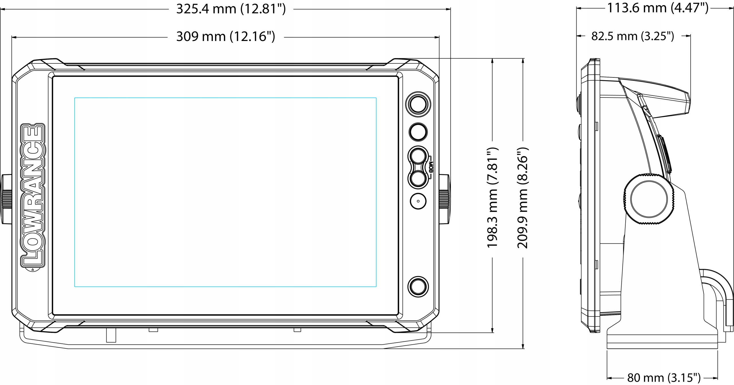 Ехолот LOWRANCE Elite 10 FS + перетворювач Active Imaging 3-в-1