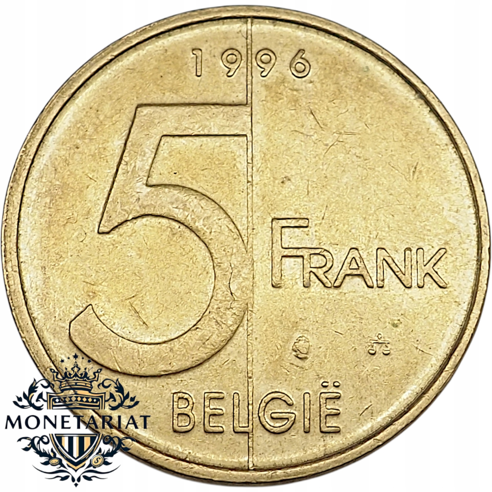 5 FRANKÓW 1996 BELGIE - BELGIA