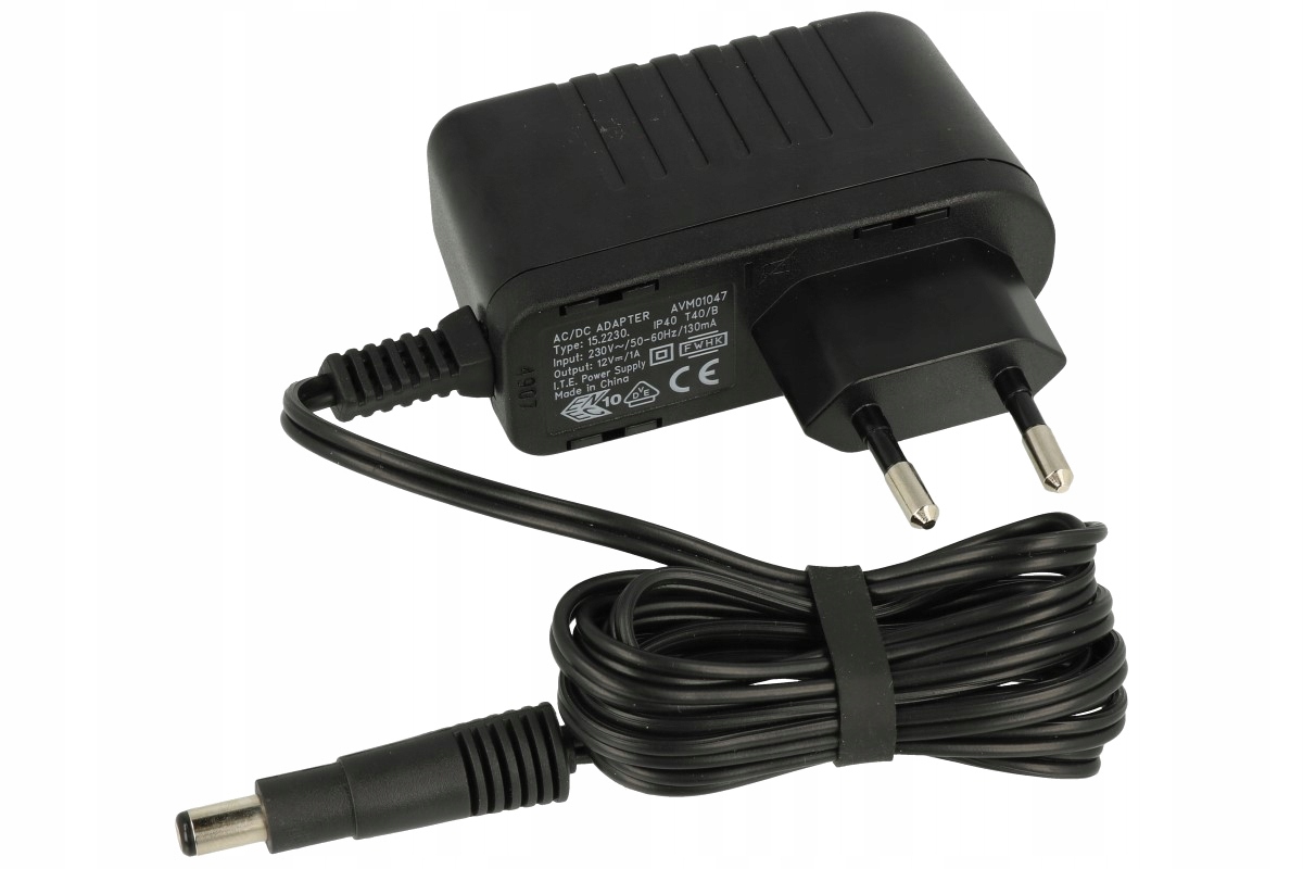 ZASILACZ wtyczkowy 12V DC 1A 2,5/5,5mm