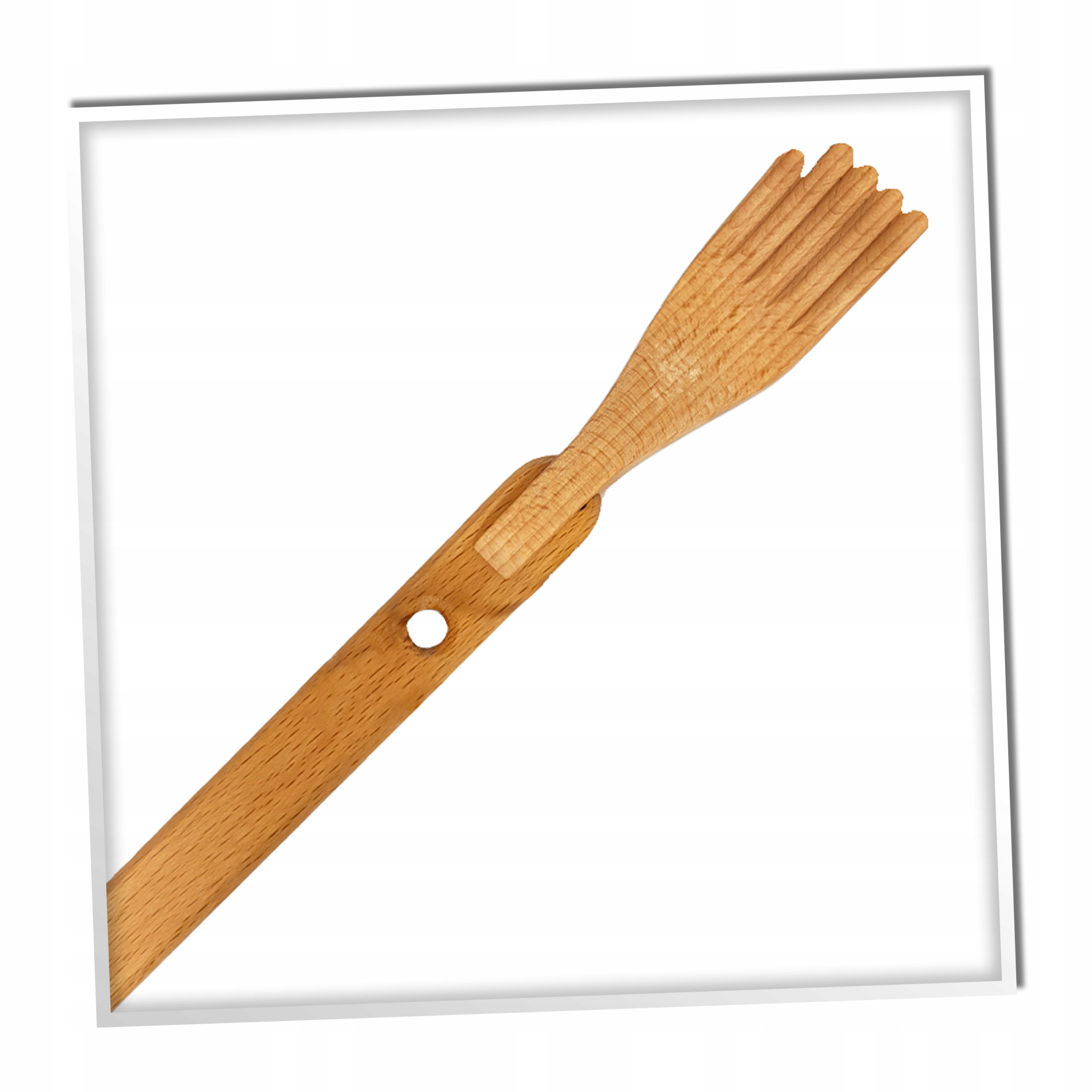 DRAPACZKA DO PLECÓW MASAŻ ŁYŻKA DO BUTÓW DREWNO Kod producenta 344