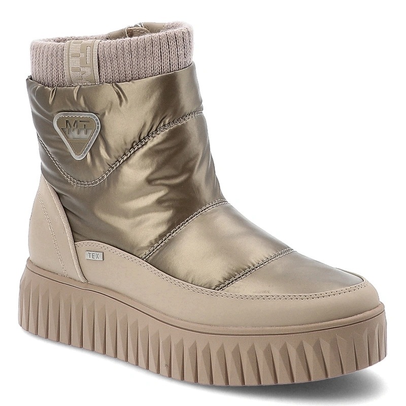 Dámské sněhule Marco Tozzi, taupe, 2-26414-45 34E Taupe Comb