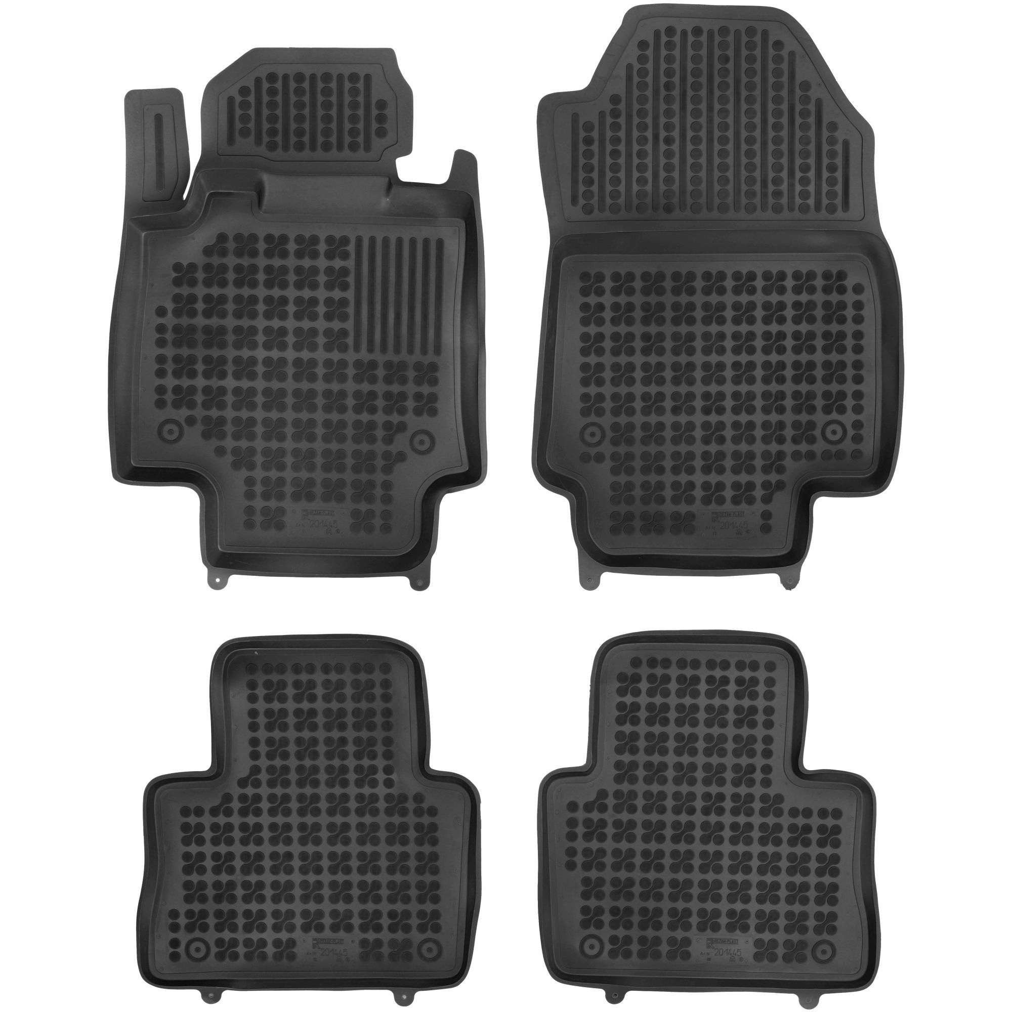 Čierne rohože pre Toyota RAV4 V od roku 2018