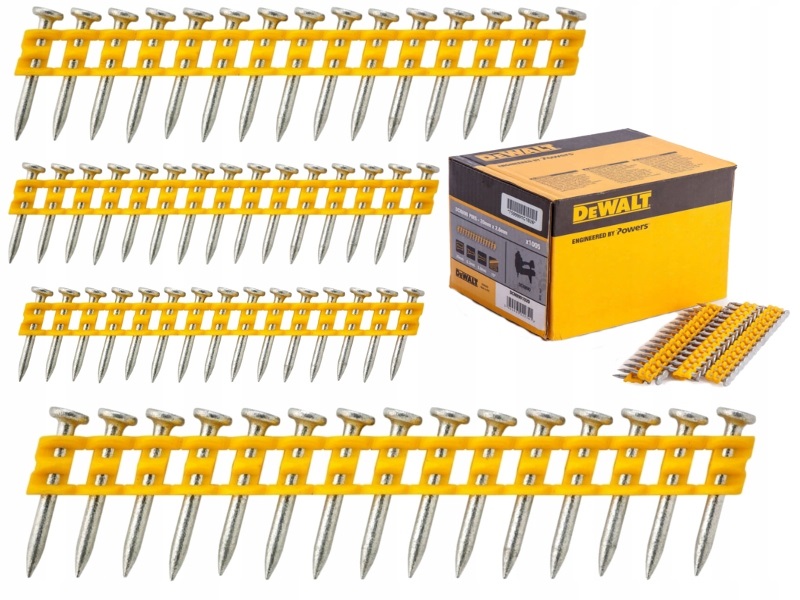 Dewalt DCN8901020 Gwoździe Na Taśmie Do Gwoździarki DCN890 2.6x20mm 1005szt