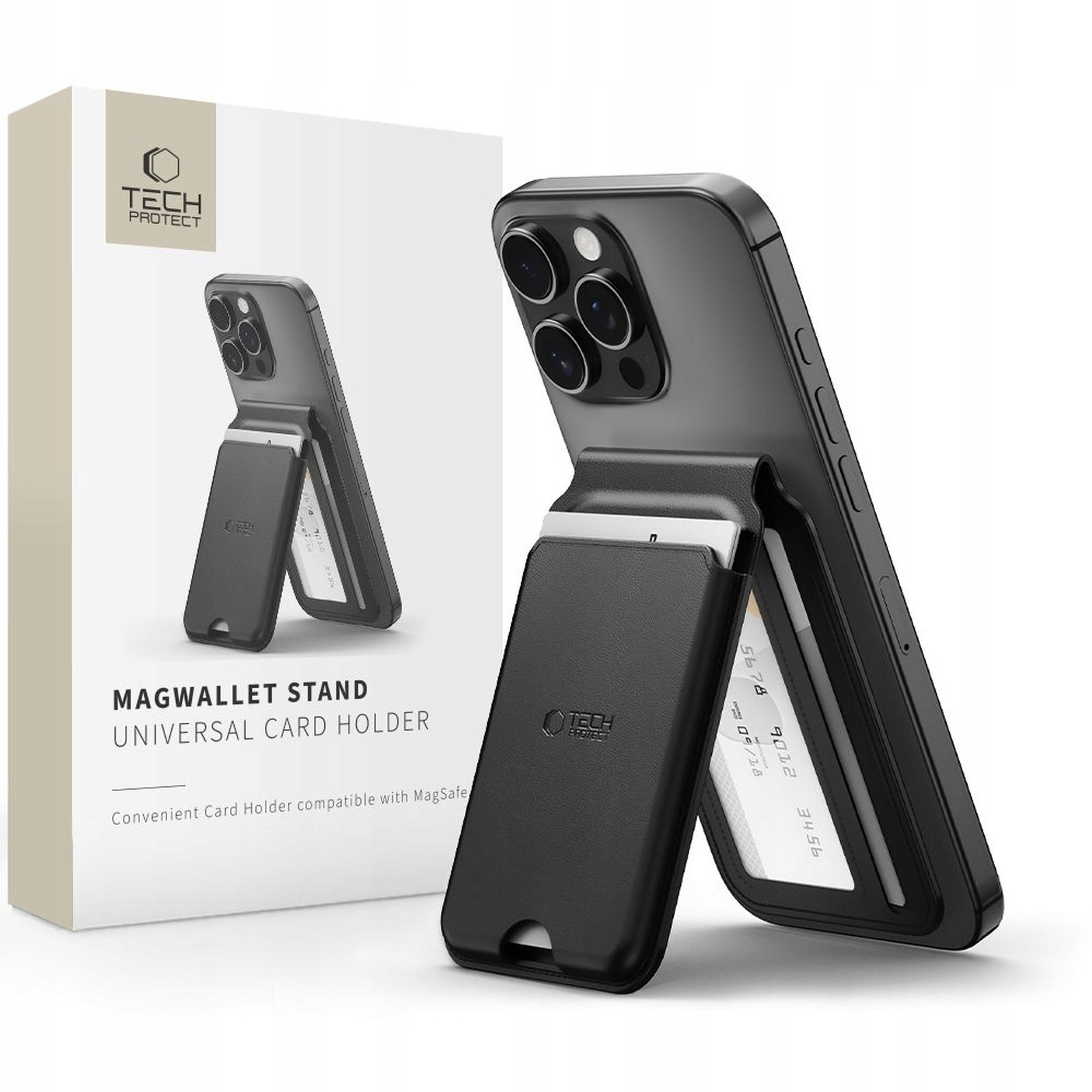 Pouzdro na smartphone pro karty MagSafe černé