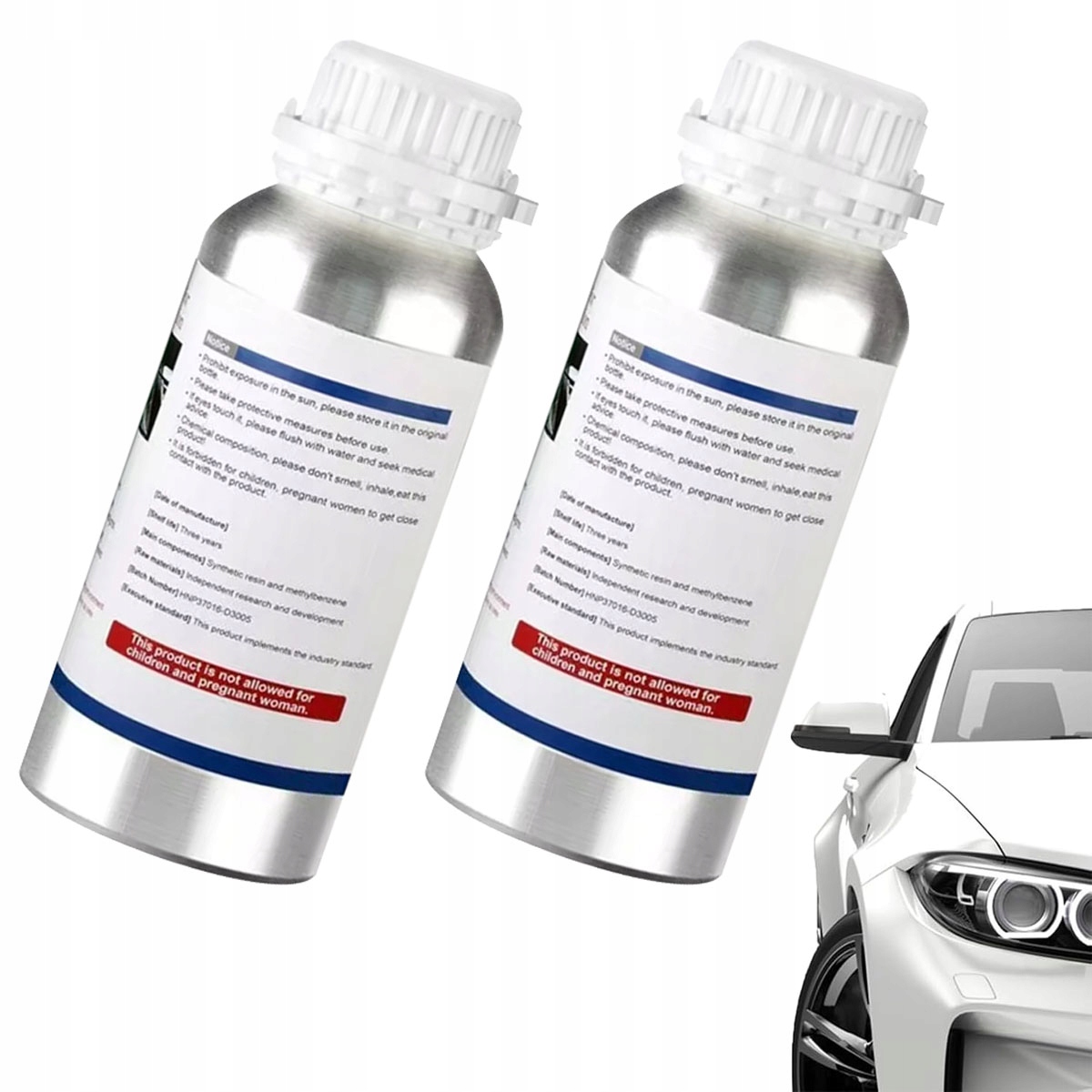 2X Refill Płyn Czynnik Do Czajnika Regeneracja Lamp Reflektorów Zapas 600ML