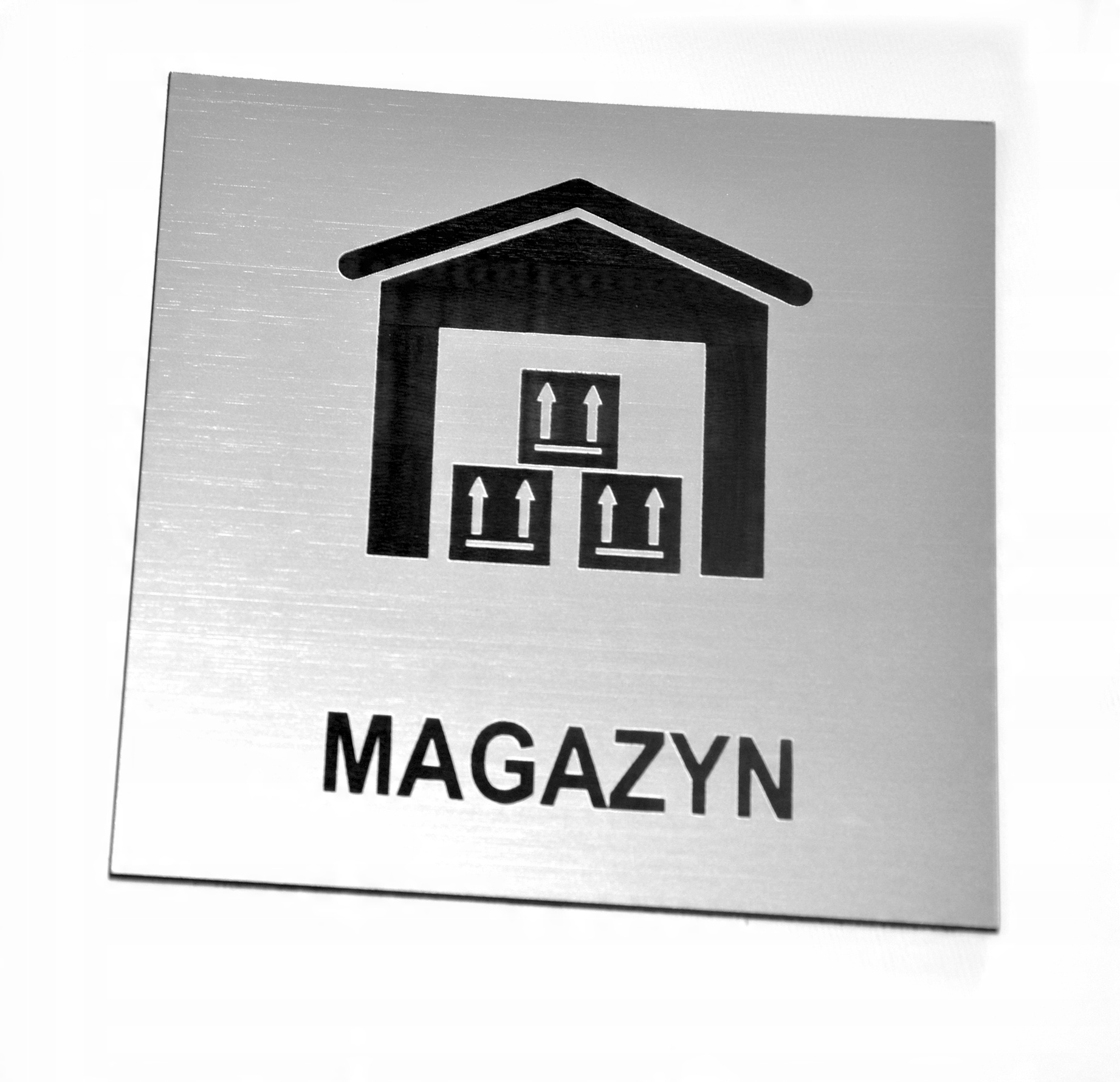 

Tabliczka,, Piktogram , Magazyn 10 x 10 cm