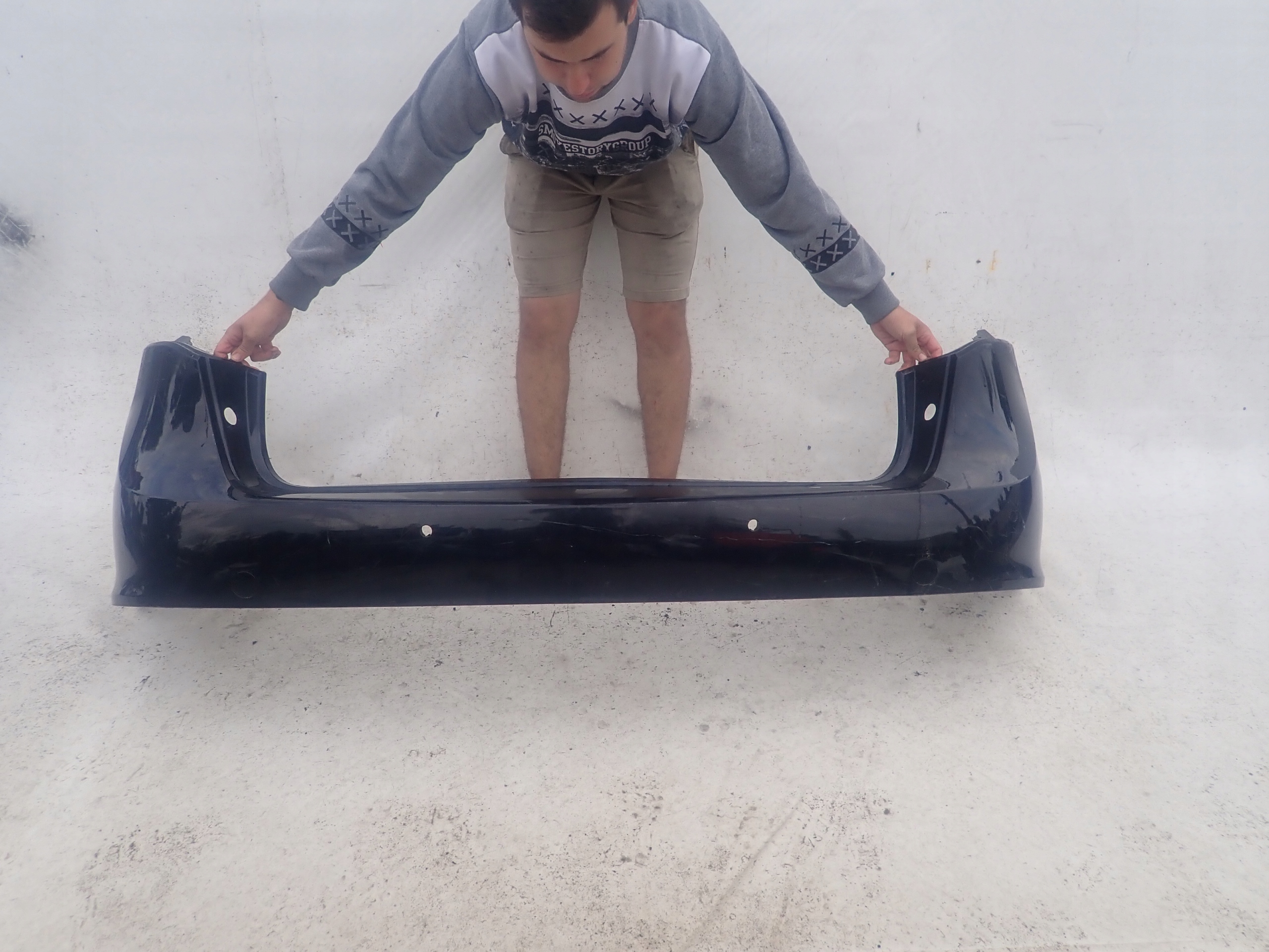 PORSCHE CAYENNE II 2 10-14 bumper rear part rear PDC