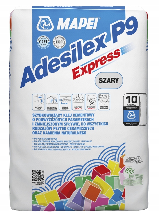 

Mapei Adesilex P9 Express 25kg Klej Szary