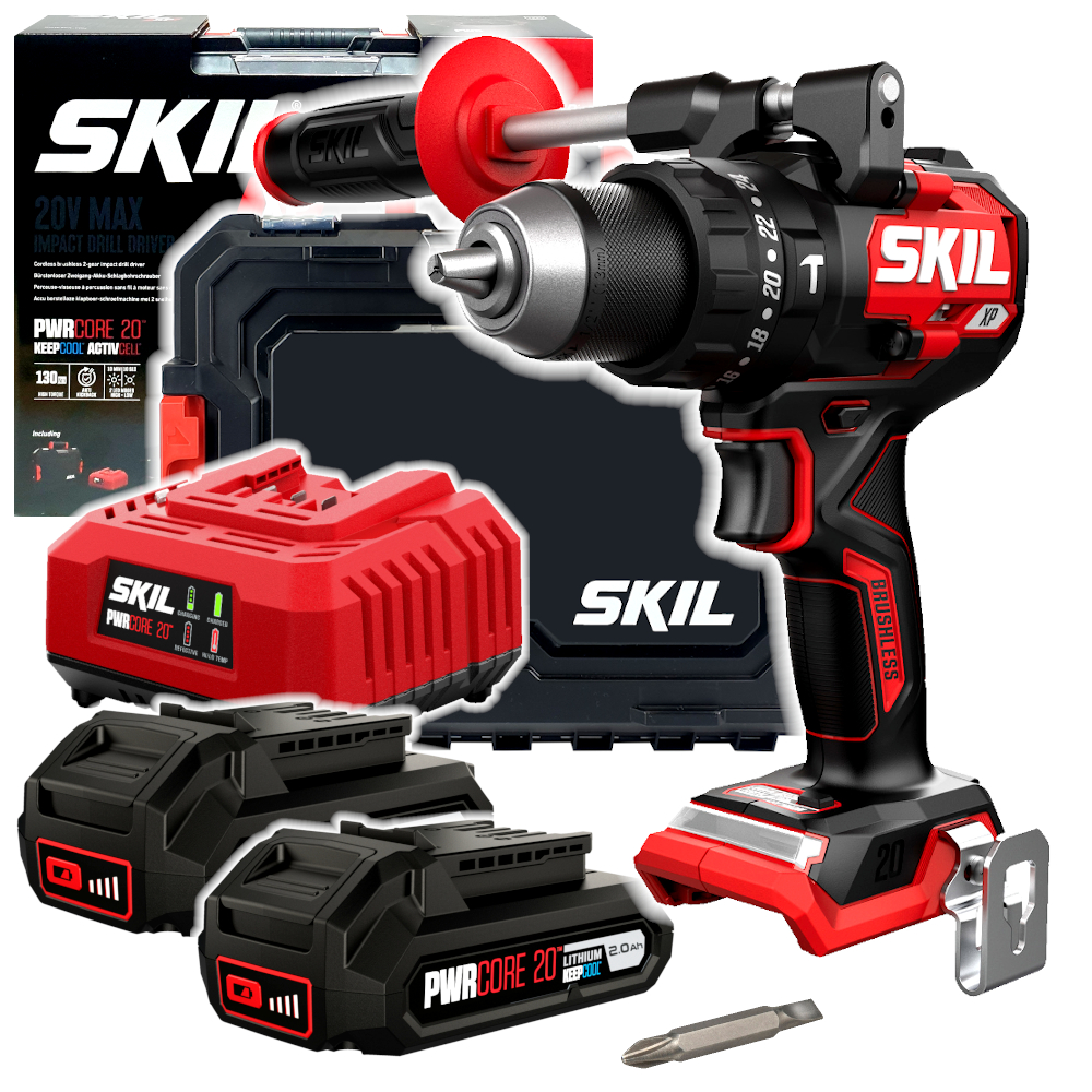 Wkrętarka udarowa Skil 20V 3085 Hc 130Nm 2x2.0Ah Walizka