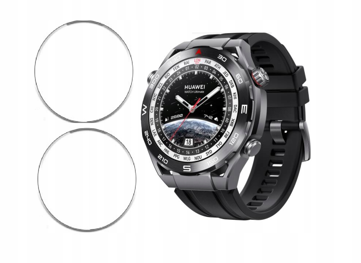 2 x Szkło Hartowane 9H do Huawei Watch Ultimate