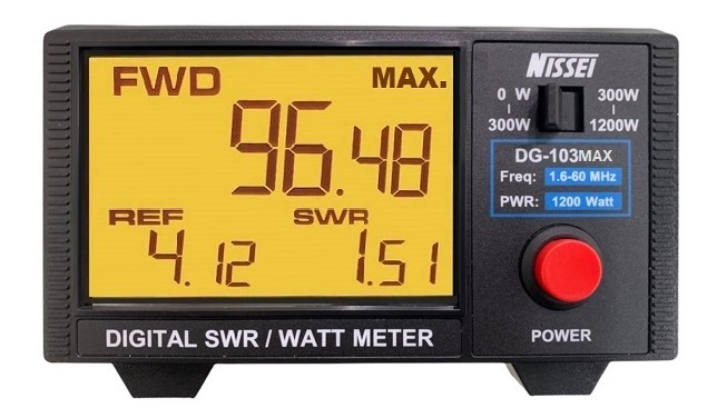 DG-103MAX reflektometr 1.8-60MHz miernik Swr 1.2kW