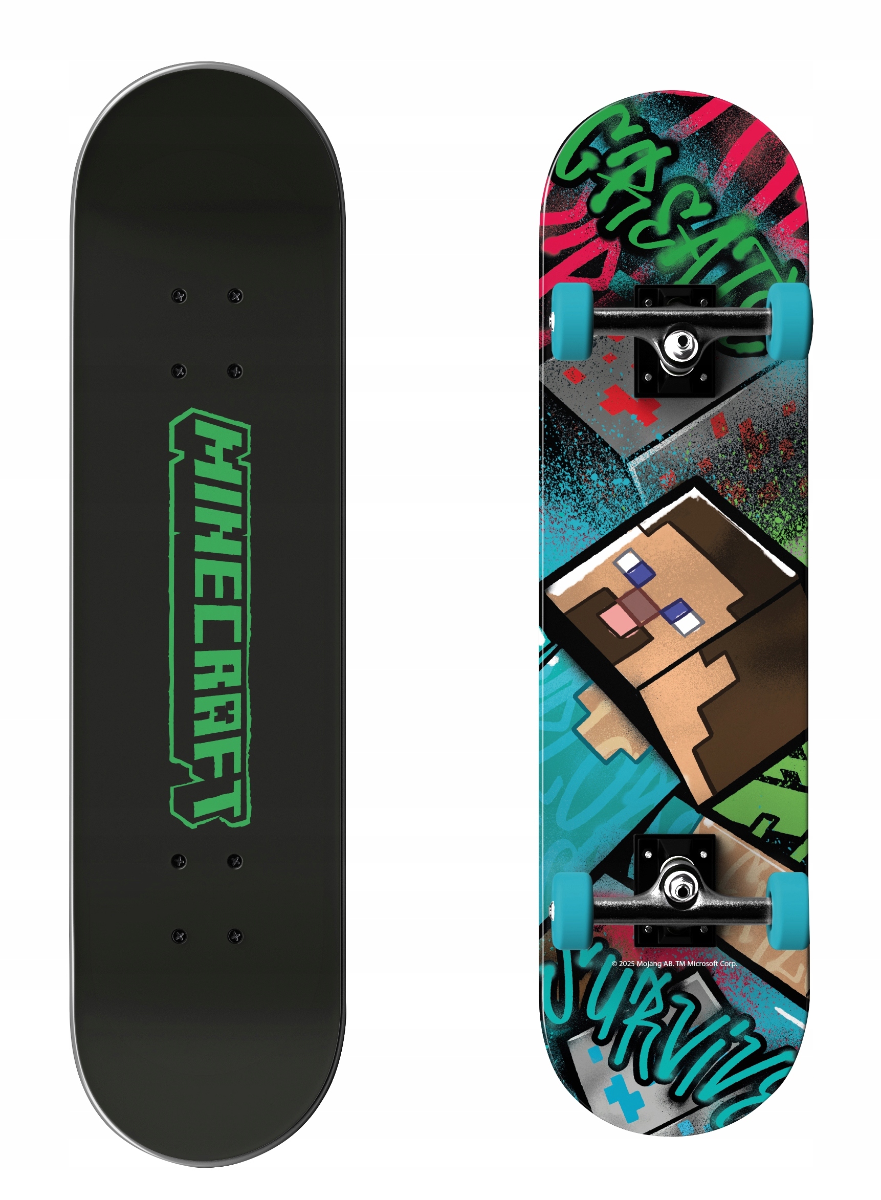 Skateboard Minecraft 80 cm 31 palců do 100 kg