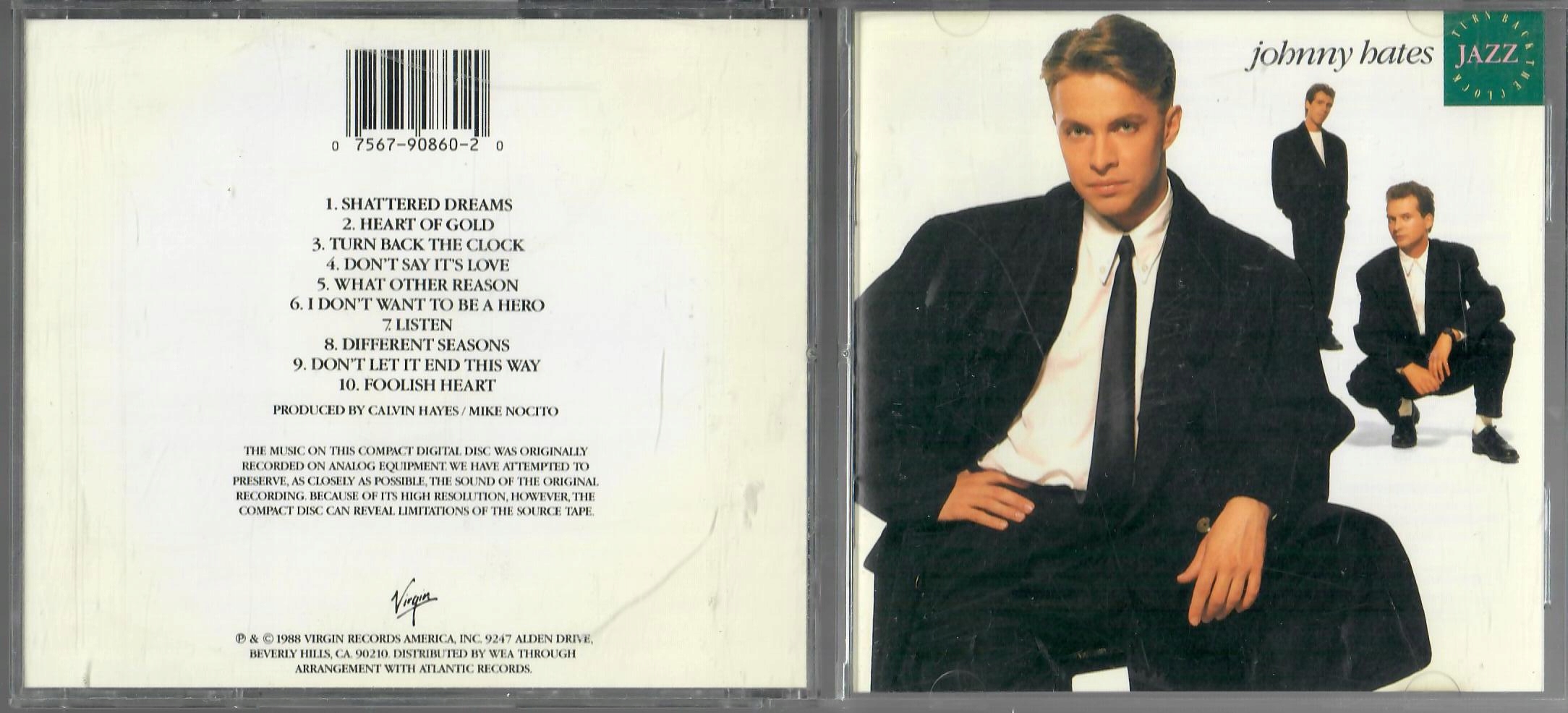 Johnny Hates Jazz Turn Back The Clock CD wyd.USA 13457754377 Sklepy