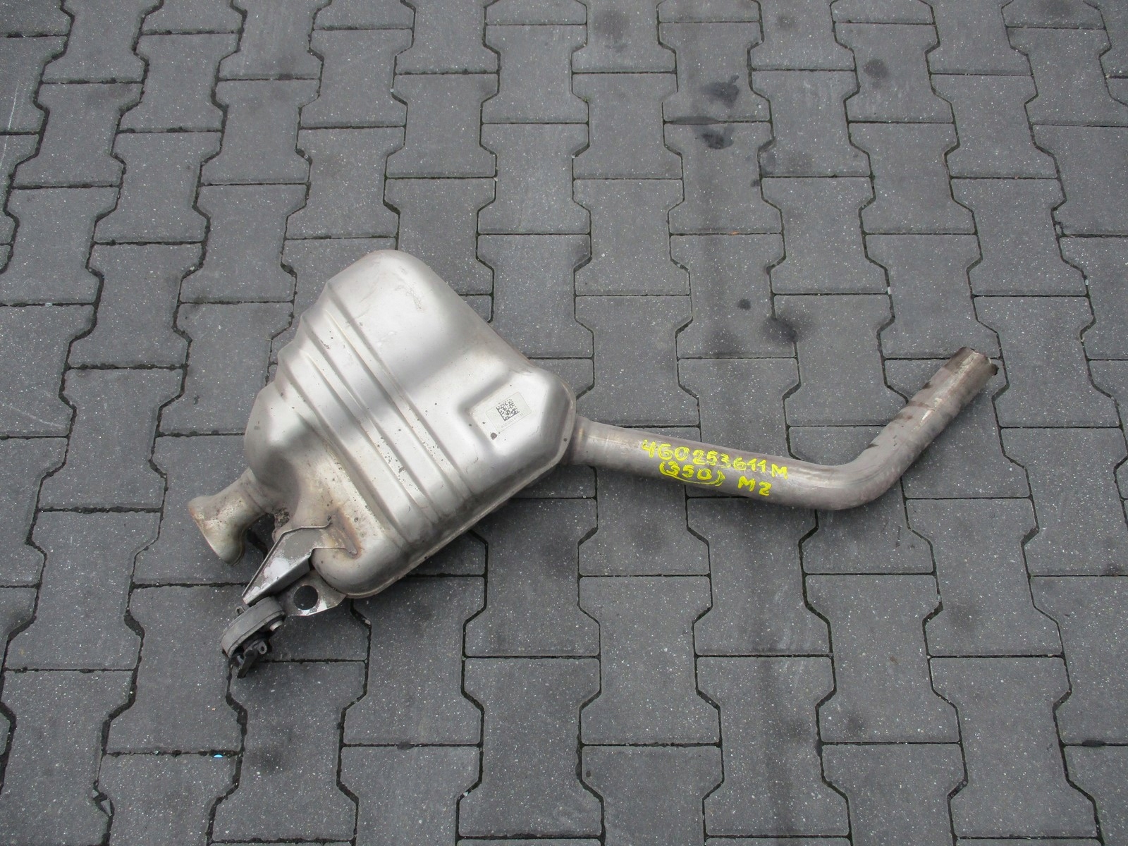 muffler, exhaust AUDI A6 4G0 4G0253611M