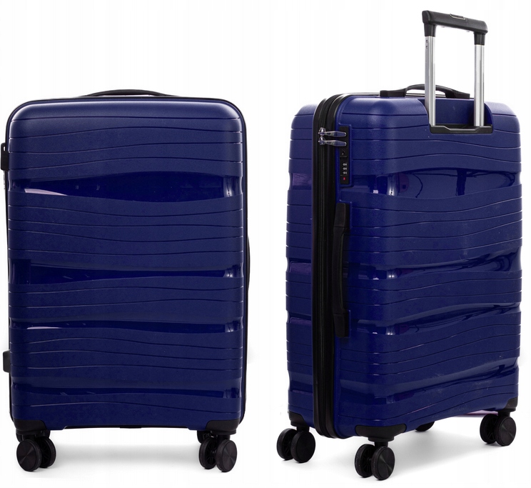 Walizka Duża Twarda Mocna Odporna Polipropylen Zamek Tsa 91L PP3 Rgl