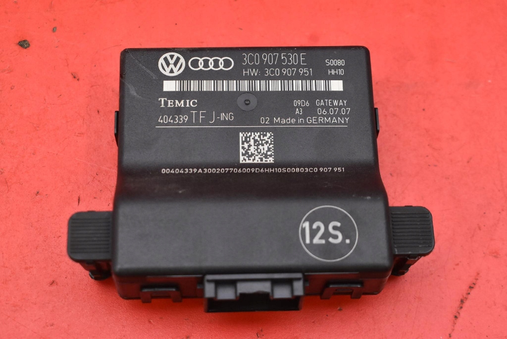control unit module GATEWAY 3C0907530E VW PASSAT B6 2.0 TDI 140 KM 05-10
