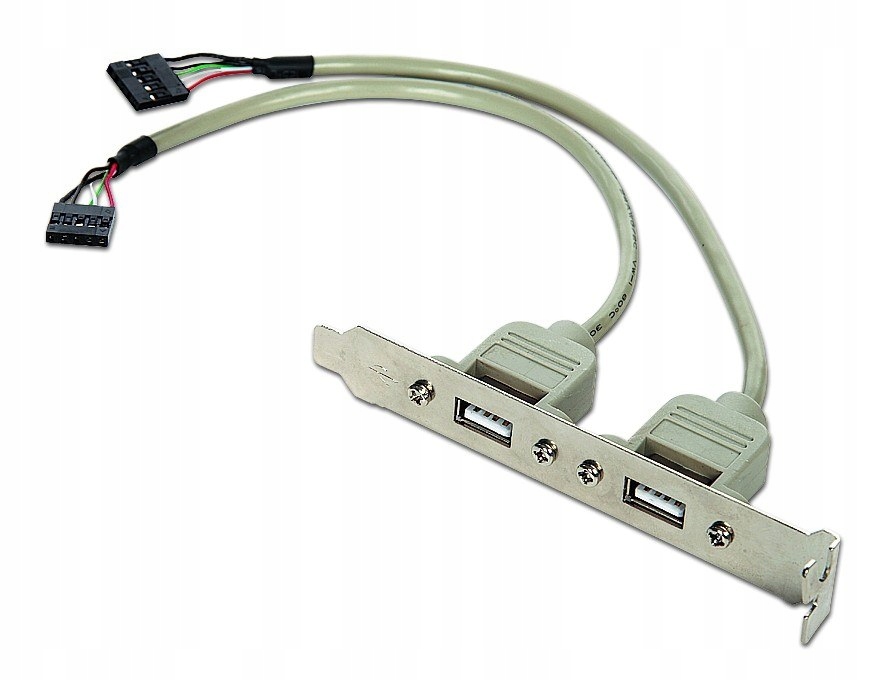 Gniazdo, śledź Gembird Cc-usb-receptacle do obudowy 2x Usb 2.0