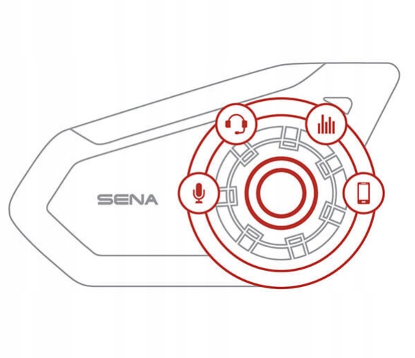 SENA 30K INTERKOM MOTOCYKLOWY MESH zasieg 2000 M Model 30K