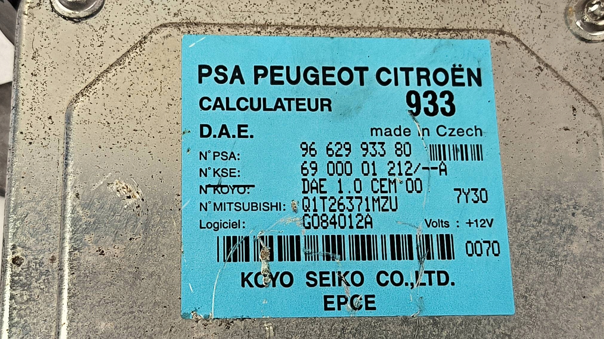 modul 9662993380 CITROEN C3 und