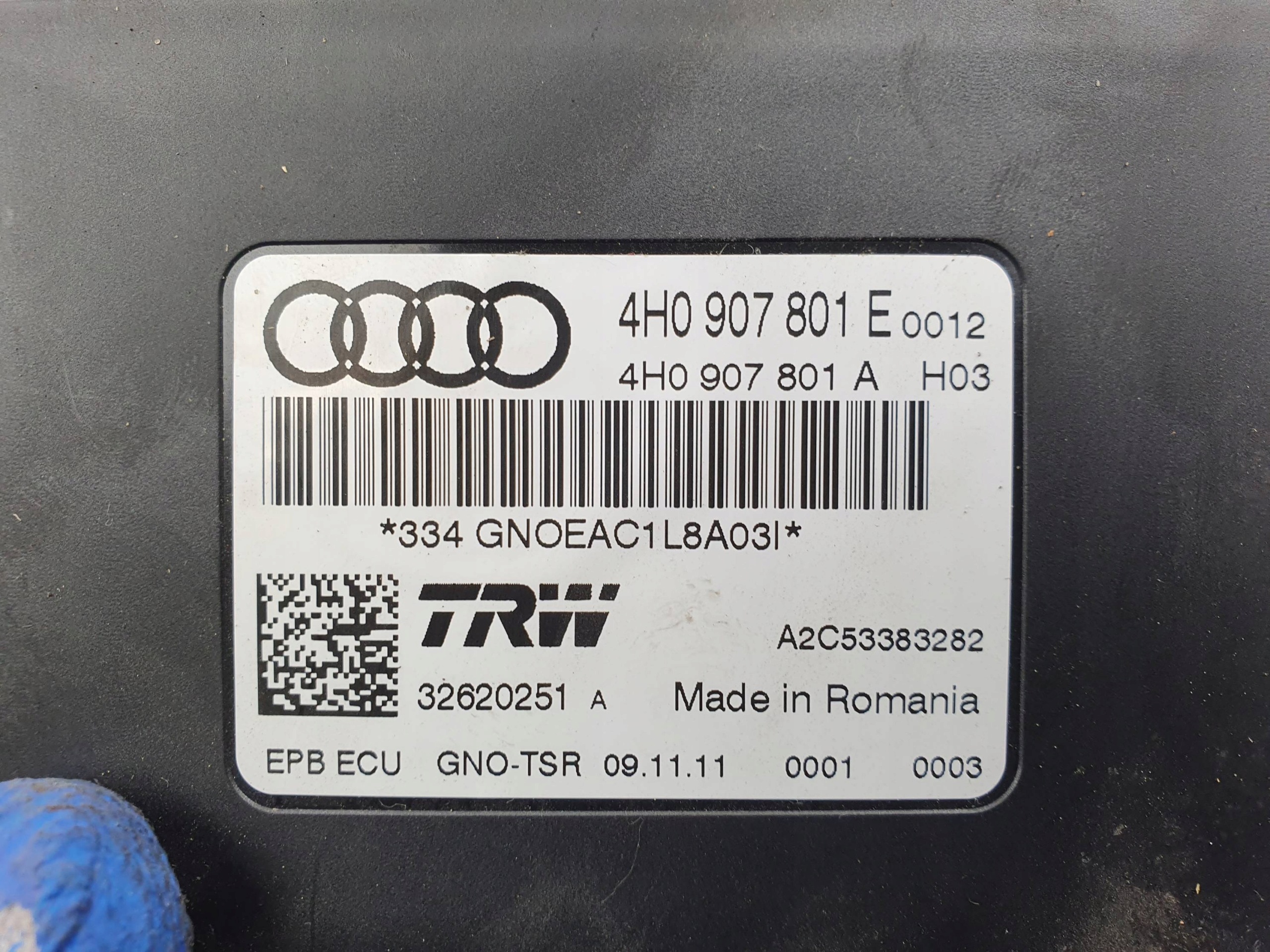 Module Levier frein stationnement 4H0907801E AUDI A6 C7