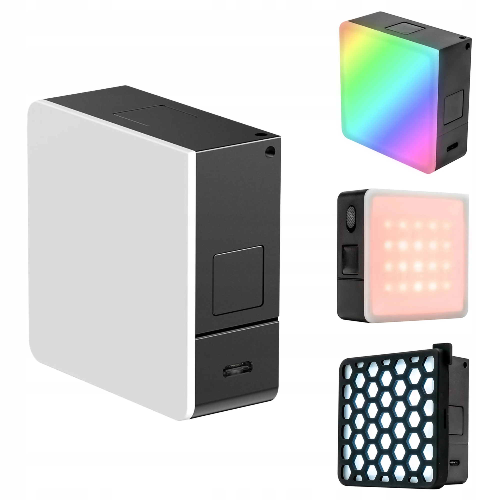 Led lampa 60 Ulanzi VL49 Rgb Magnet Medová Plástev Difuzér Adaptér
