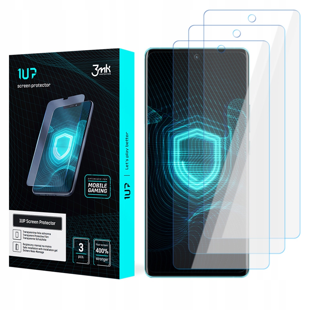 3x Fólie 3mk 1UP na displej pro Vivo X80