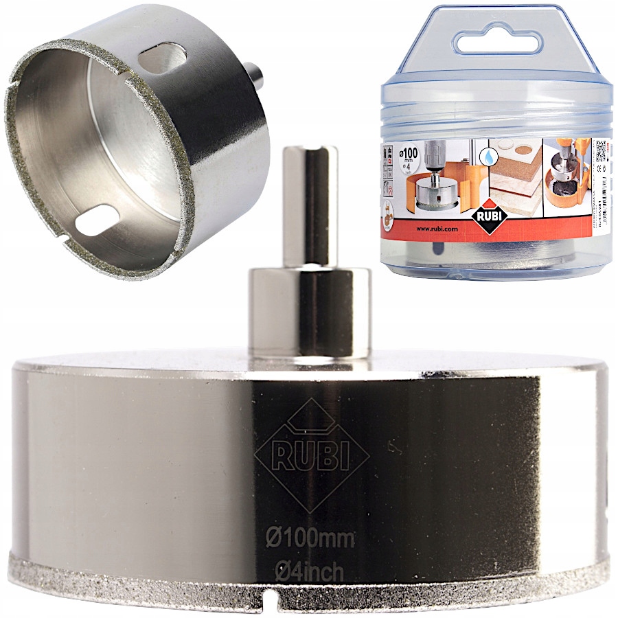 

Rubi Otwornica diamentowa koronka 100mm do gresu