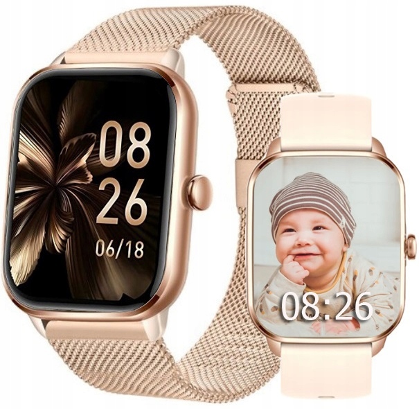 Smartwatch Zegarek Damski Rozmowy Menu Pl Bransoletka pasek