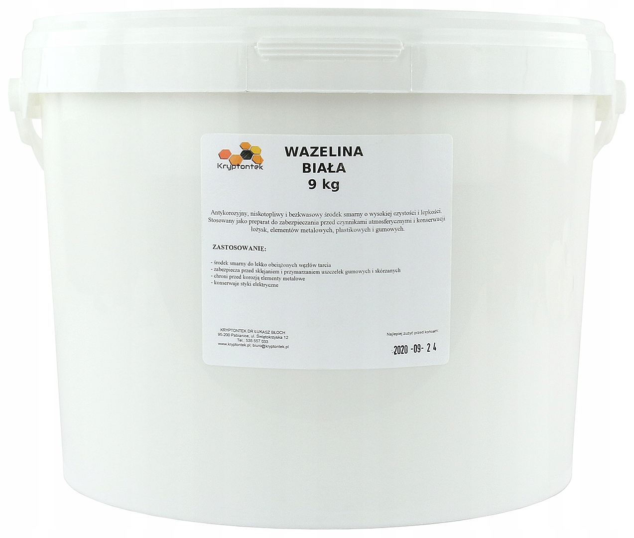 Technická Biela Vazelína 9 kg Mazanie