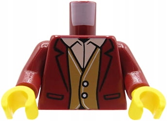 

Lego tors figurki bordowa marynarka, kamizelka