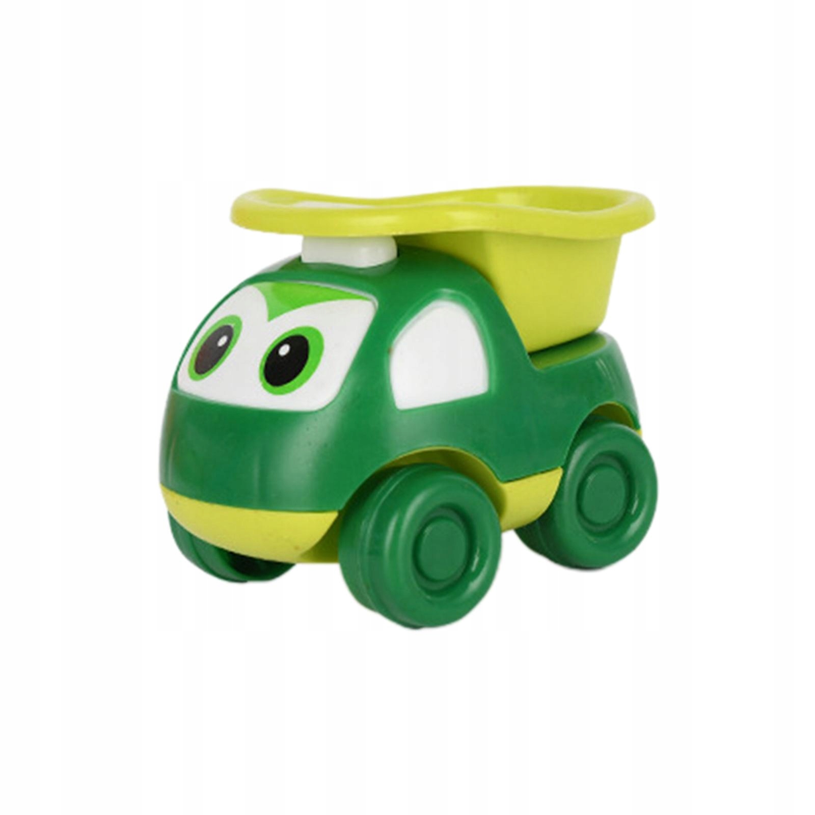 Śliczny samochód inżynieryjny, animowany pojazd bu