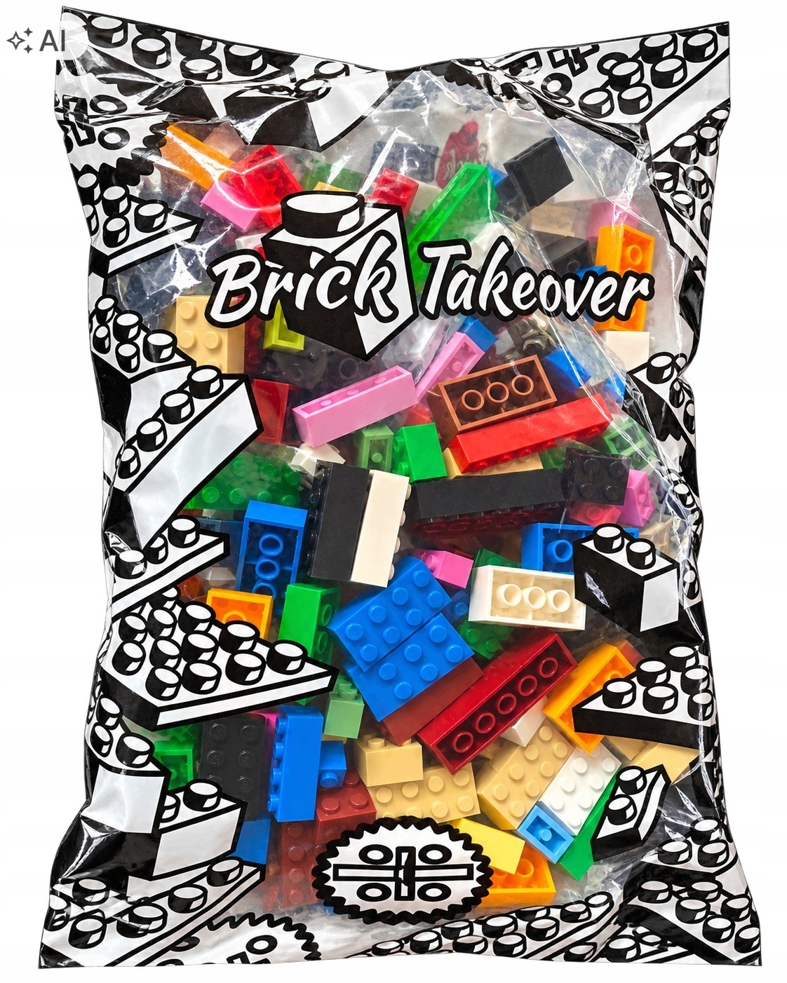Klocki Lego MIX Niesortowane Oryginalne Elementy Różne