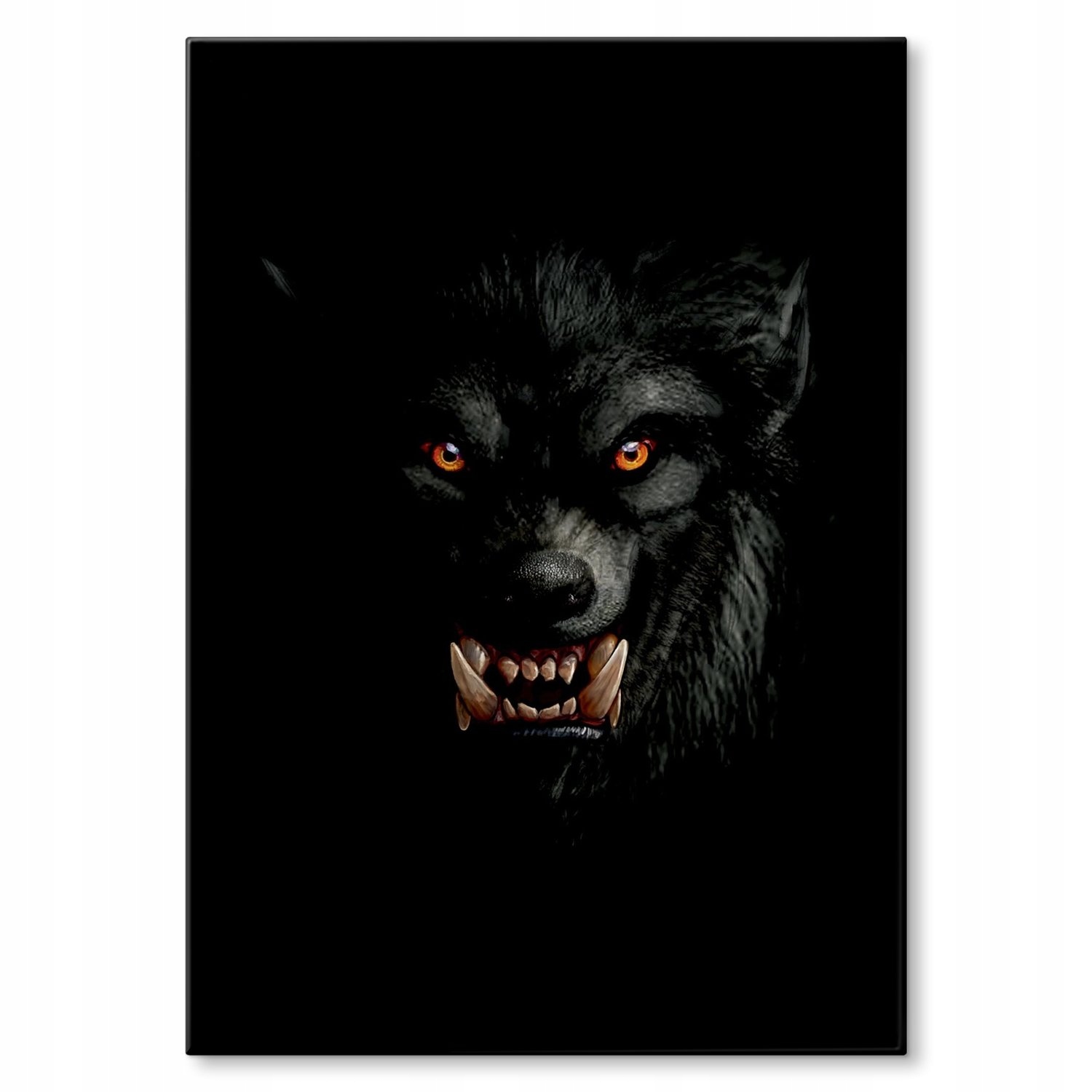 Kovový plakát Vlkodlak vlk Dárek 42 x 59 cm