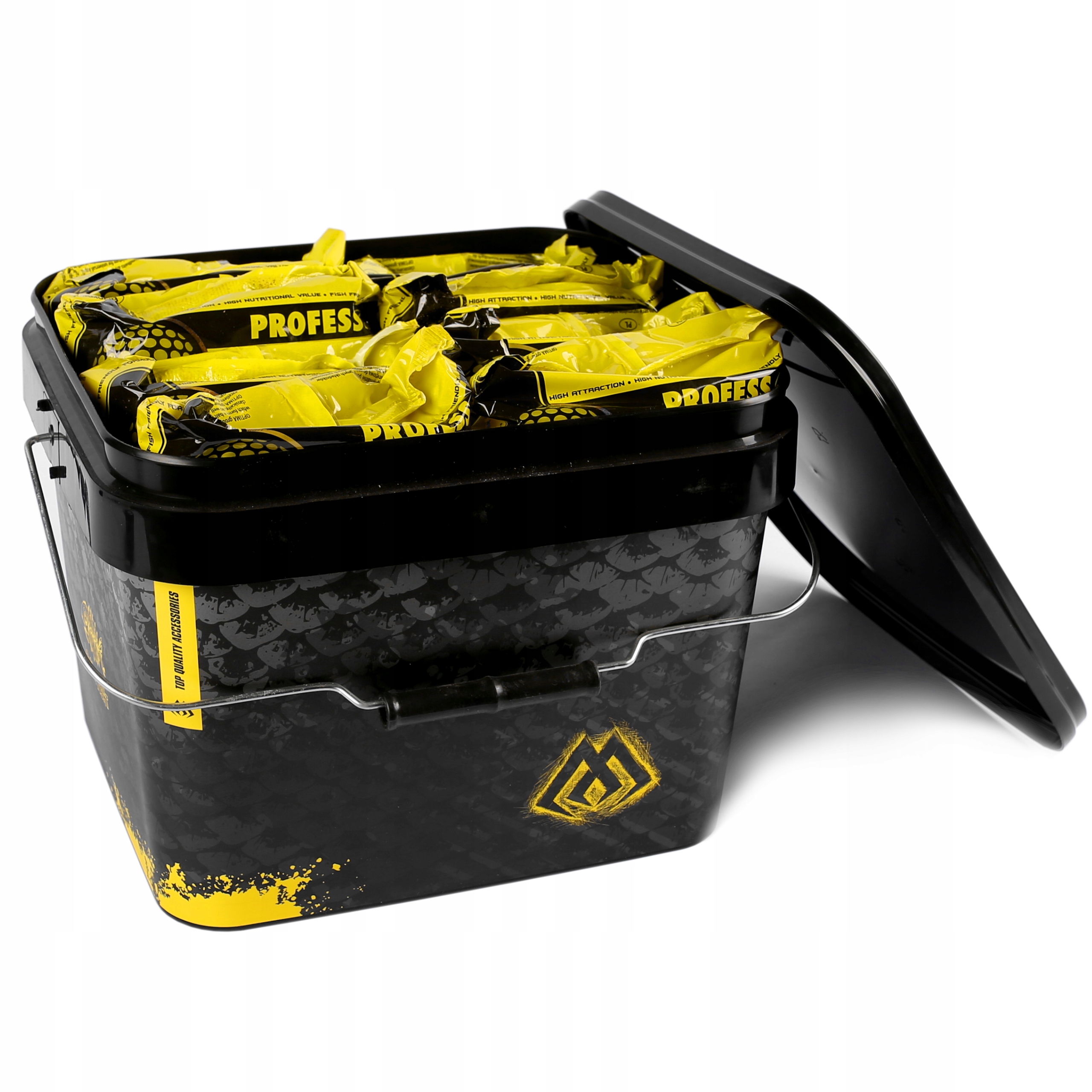 Mix smaków 8x ZANĘTA wędkarska PROFESS OPTIMA 8kg + WIADRO Marka Profess