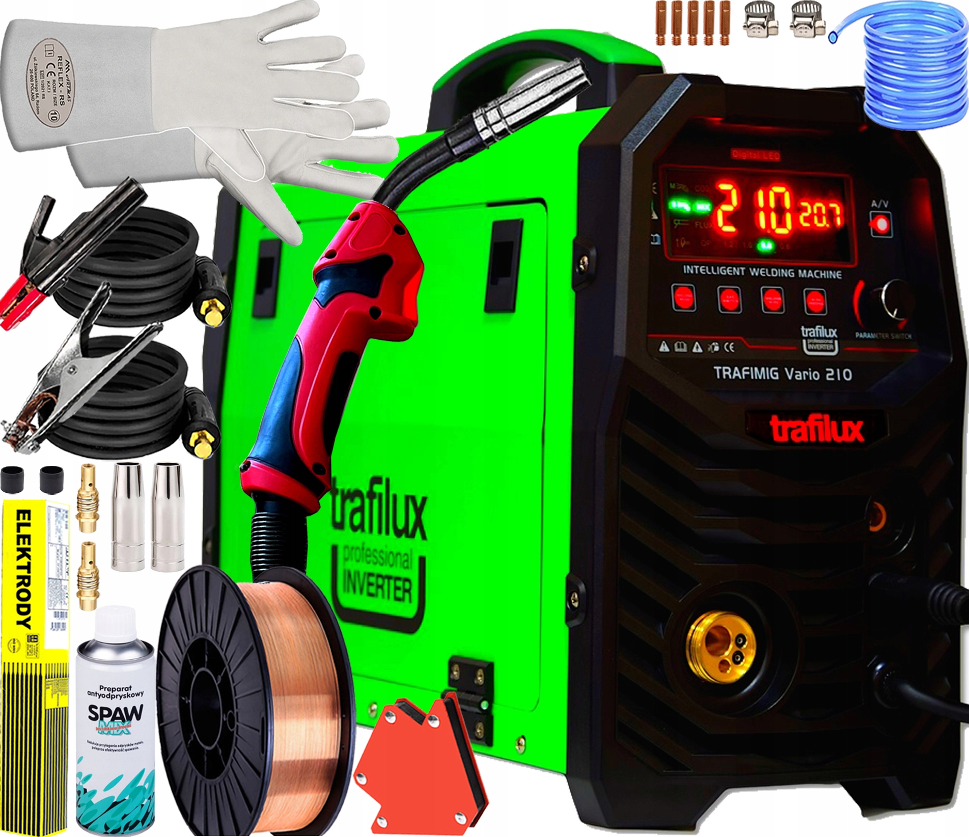 Invertorová Svářečka Migomat Poloautomatická Trafilux Trafimig Vario 210