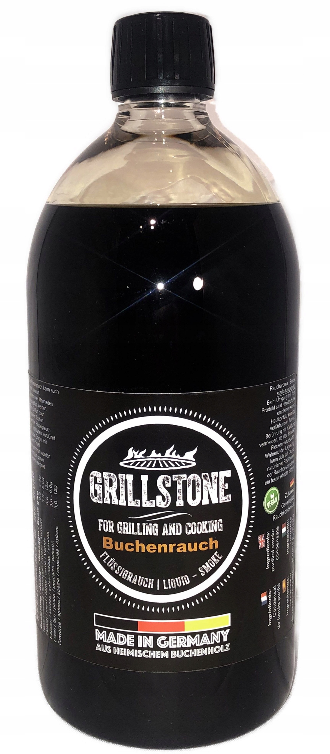 Grillstone Udící kouř Buk Buchenrauch 100 % Německo 950 ml
