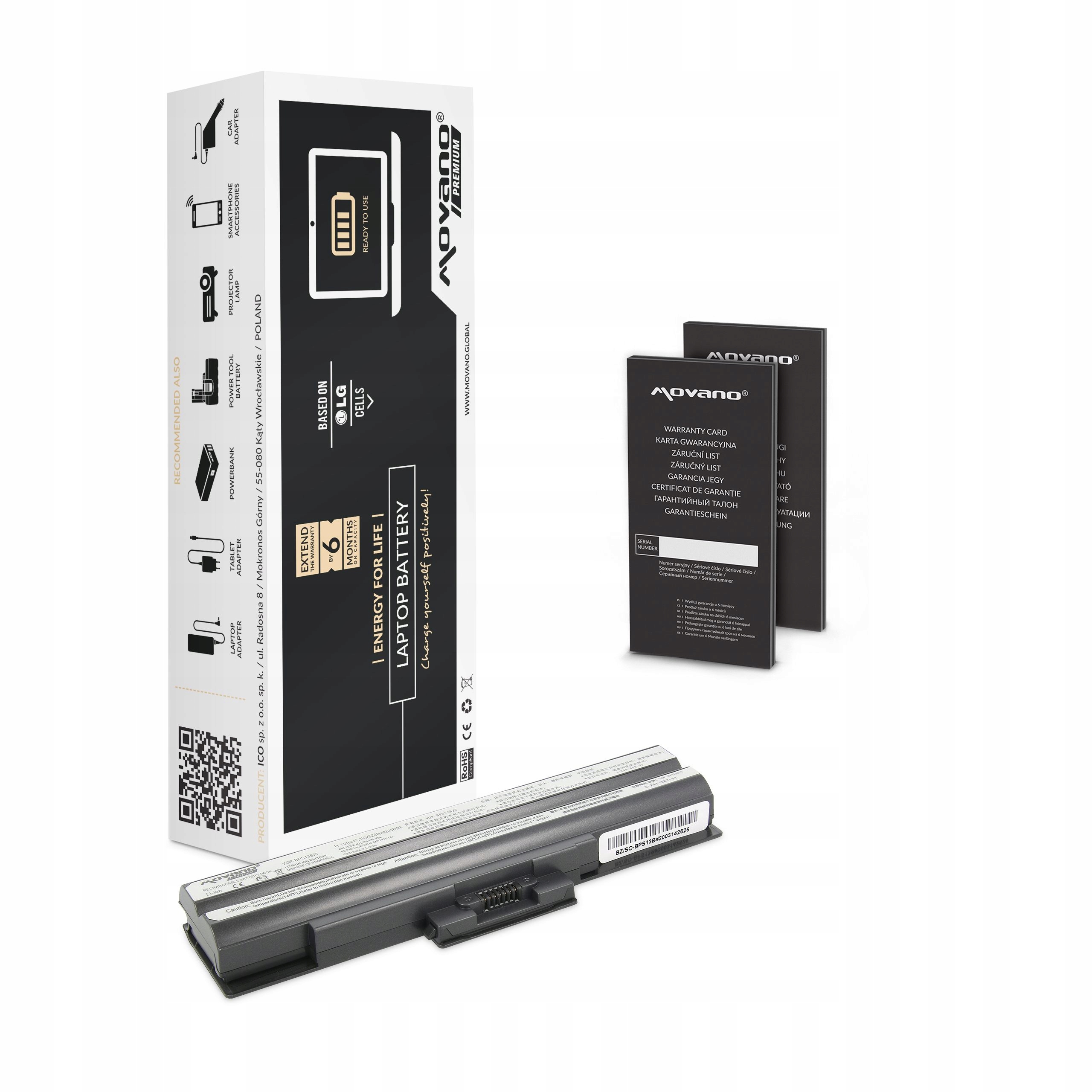 Prémiová batéria Movano pre Sony BPS13 (čierna)