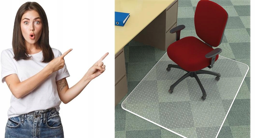 Mata pod krzesło Q-connect na dywany 900x1200