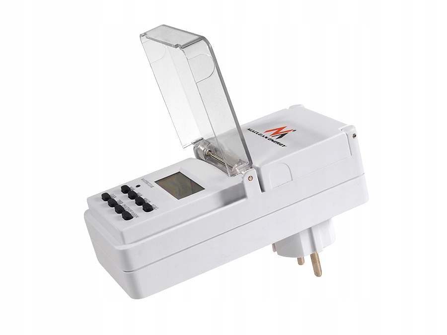 TIMER ZEWNĘTRZNY WYŁĄCZNIK CZASOWY PROGRAMATOR LCD 3600W MACLEAN MCE08 Kolor biały