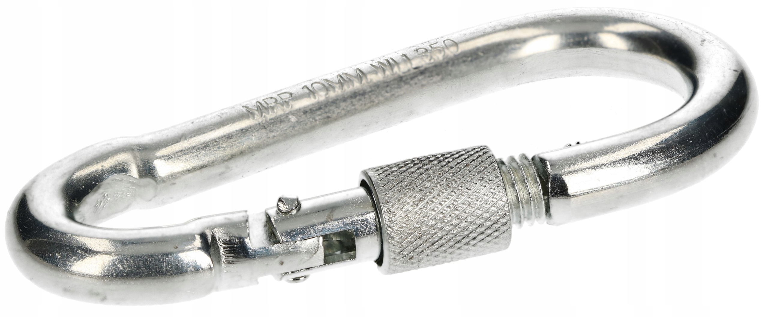 KARABIŃCZYK KARABINEK SKRĘCANY 80 MM HAK DO LIN Mechanizm skrętny