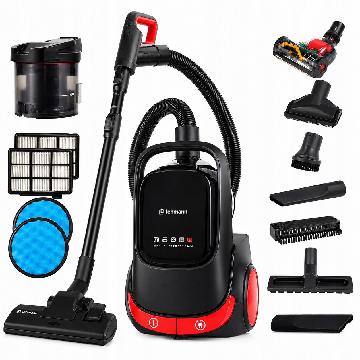 Vysavač Lehmann Bezsáčkový Turbokartáč Max. 4000 W Nový Model