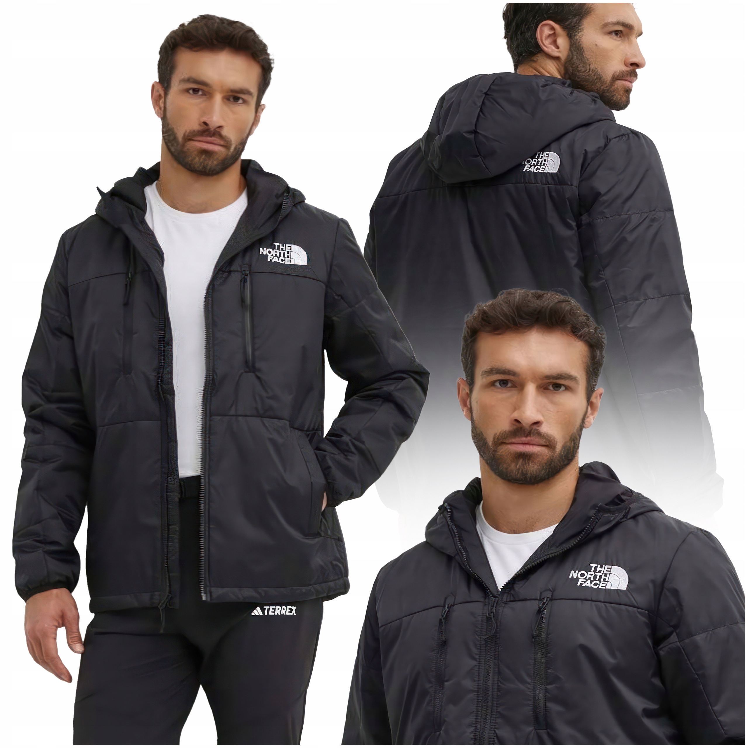 Kurtka Męska Przejsciowka The North Face Limbara Lekka Ocieplana Czarna L