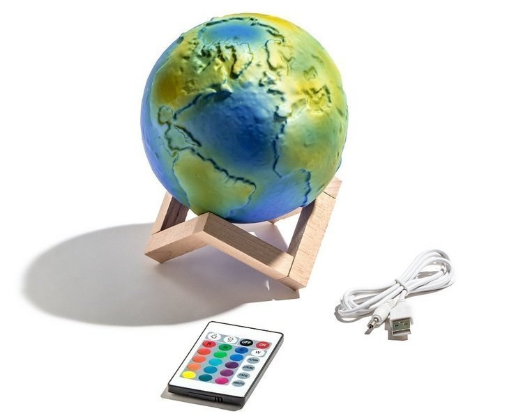 

Lampka Kula Ziemska 3D Globus Ziemia