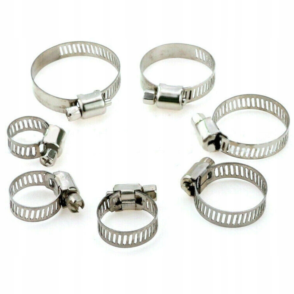 OPASKI ZACISKOWE ŚLIMAKOWE OBEJMY 34 SZT. 13-38 MM Marka Falon-Tech