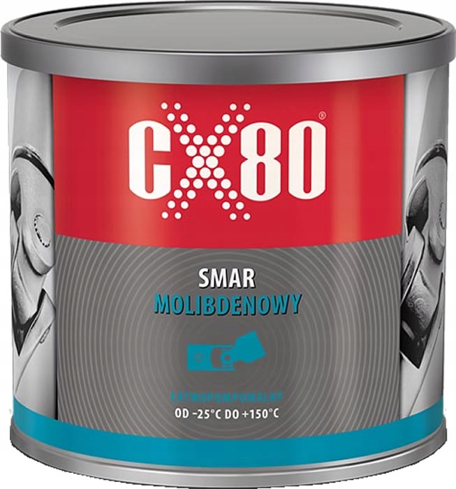 CX80 SMAR MOLIBDENOWY pompowalny MOS2 0,5kg Producent CX80