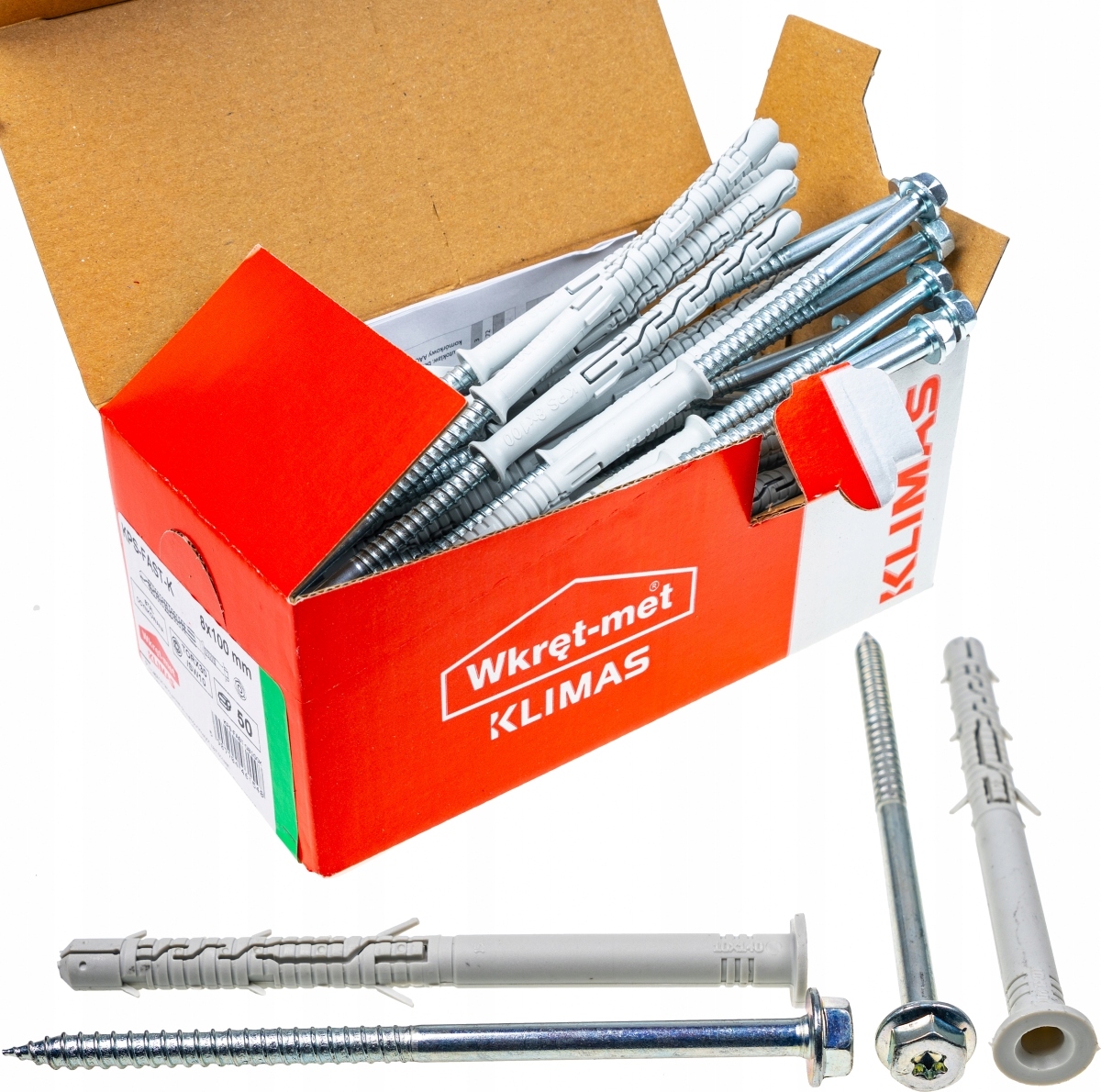 

Kołki ramowe rozporowe 10x140 Klucz+tx torx 25szt