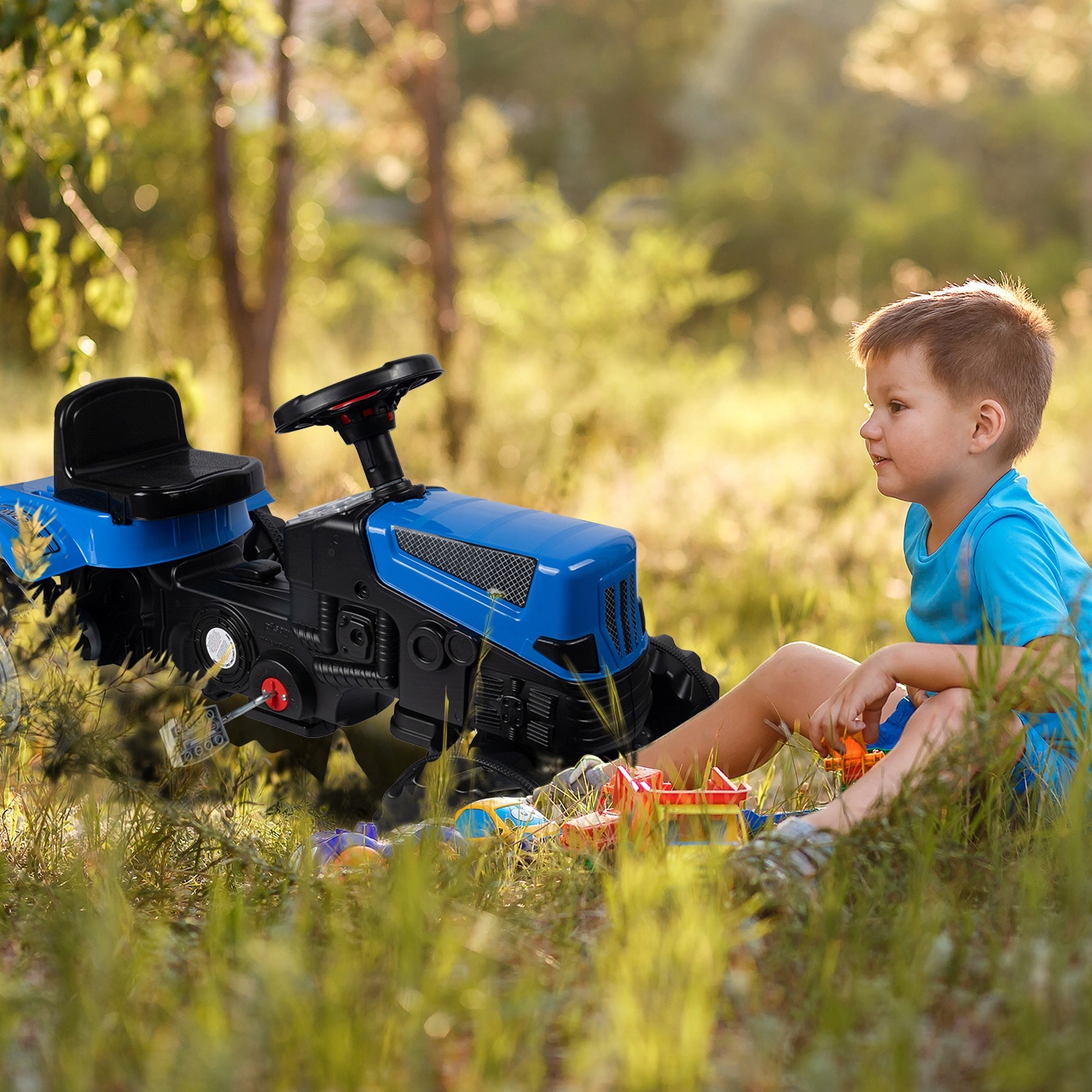 XXL TRAKTOR S PEDÁLY VOZIDLO KALKSON PILSAN JÍZDA PRO DĚTI Maximální zatížení 50 kg