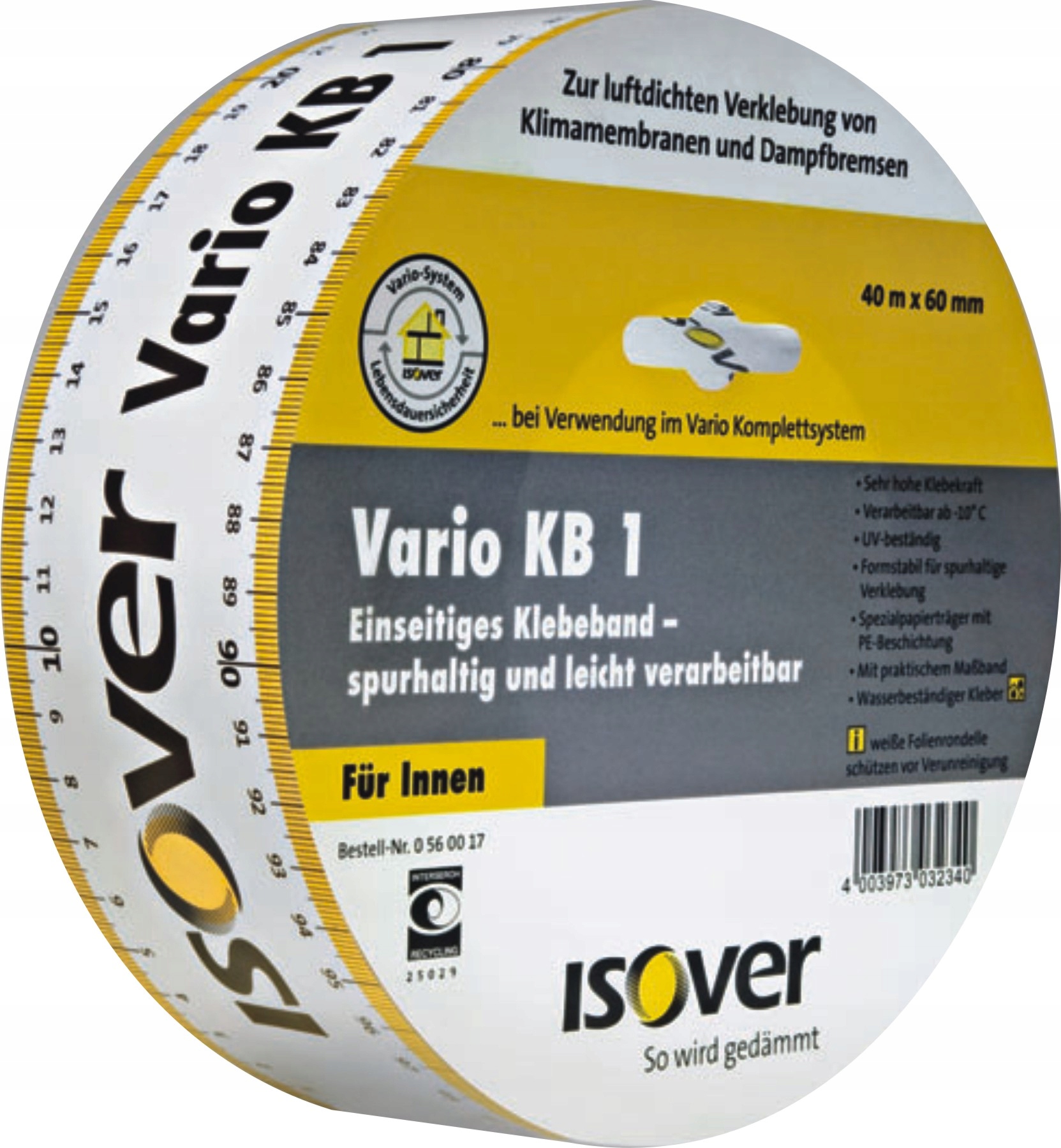 

Taśma do folii paroizolacyjnej Isover Vario KB1