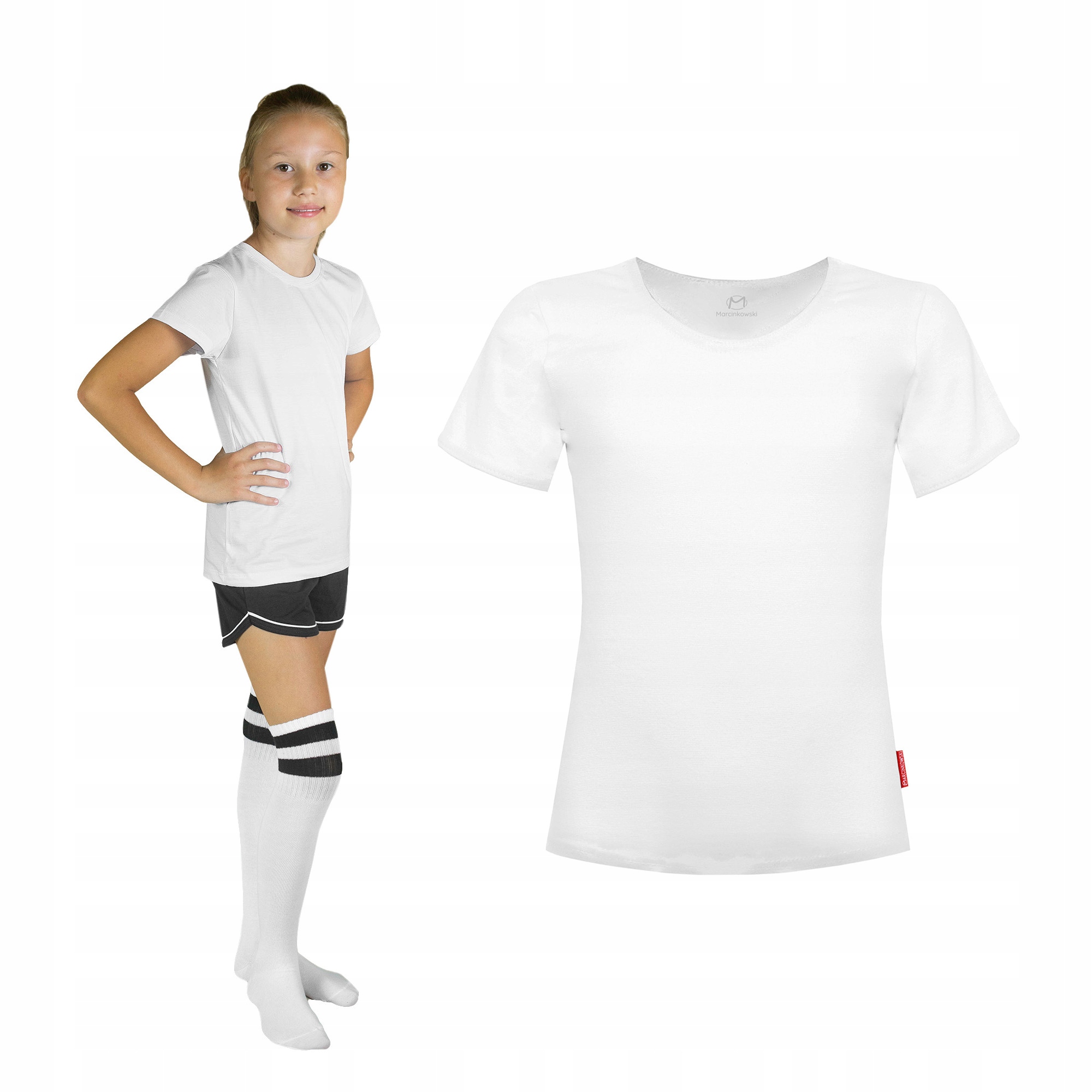 

Koszulka na wf dziewczęca 140 Marcinkowski T-shirt