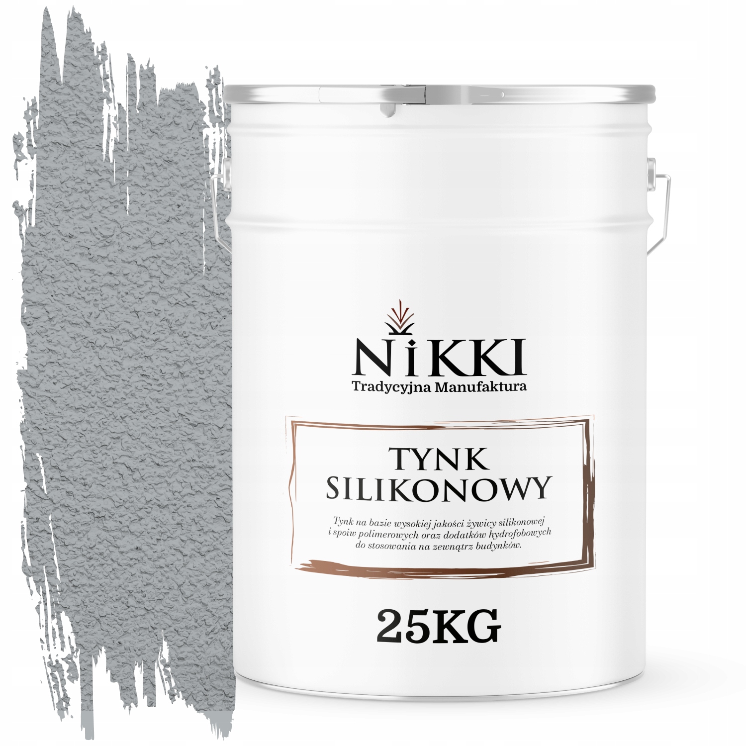 Silikónová Fasádna Omietka Šedomodrá Svetlá F253 25KG Granulácia 1.0 mm